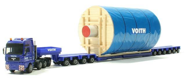 MAN TGA XXL low boy semitrailer "VOITH"