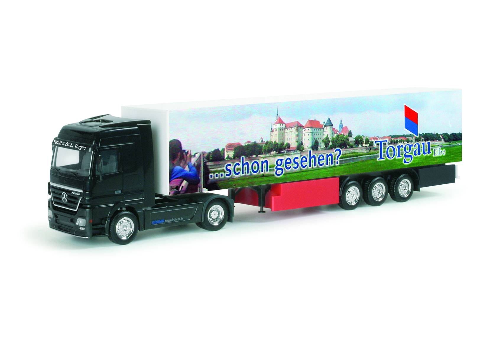 Mercedes-Benz Actros LH 02 refrigerated box semitrailer "Kraftverkehr Torgau"