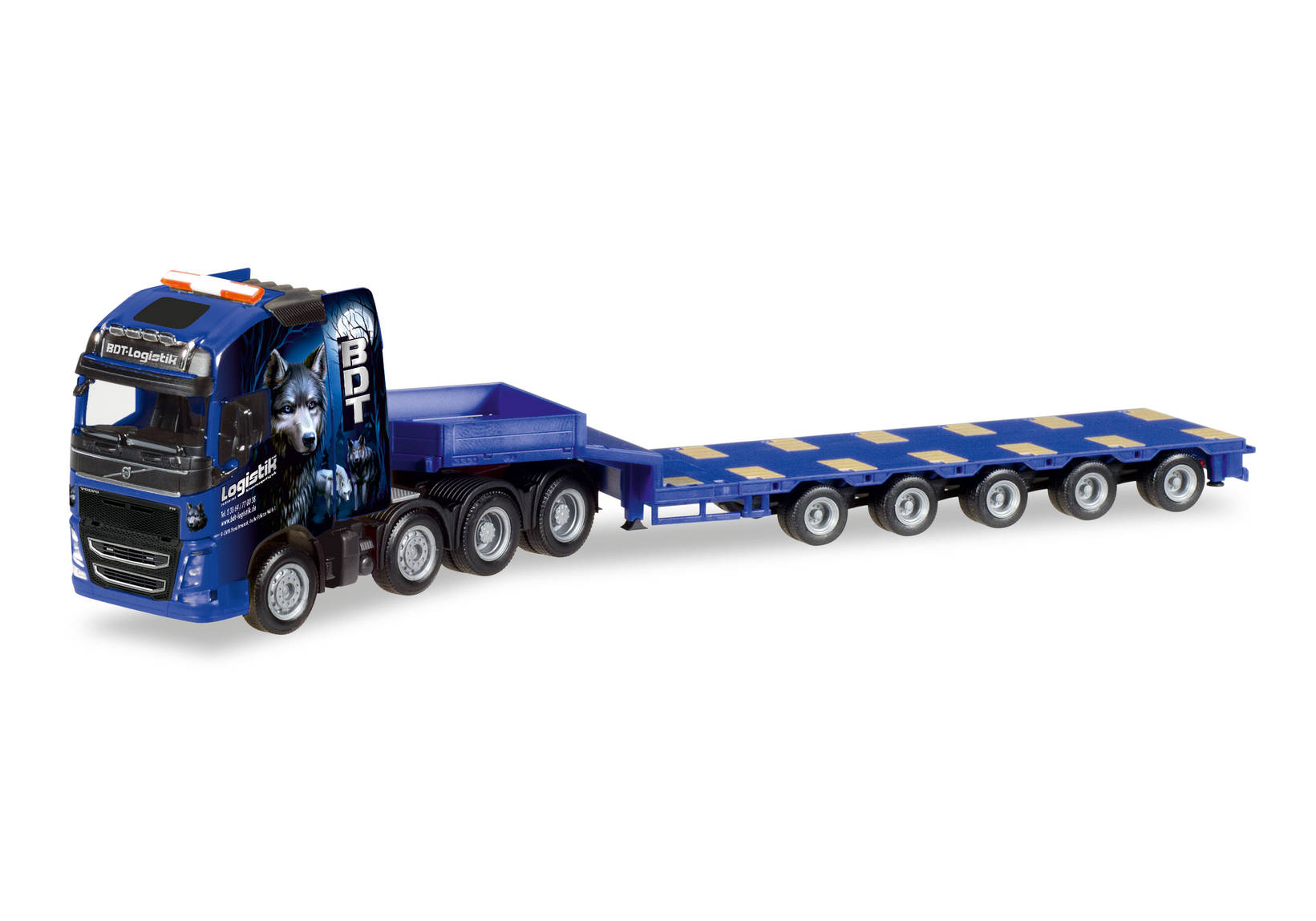 Volvo FH Gl. low boy semitrailer "BDT Logistik GmbH"