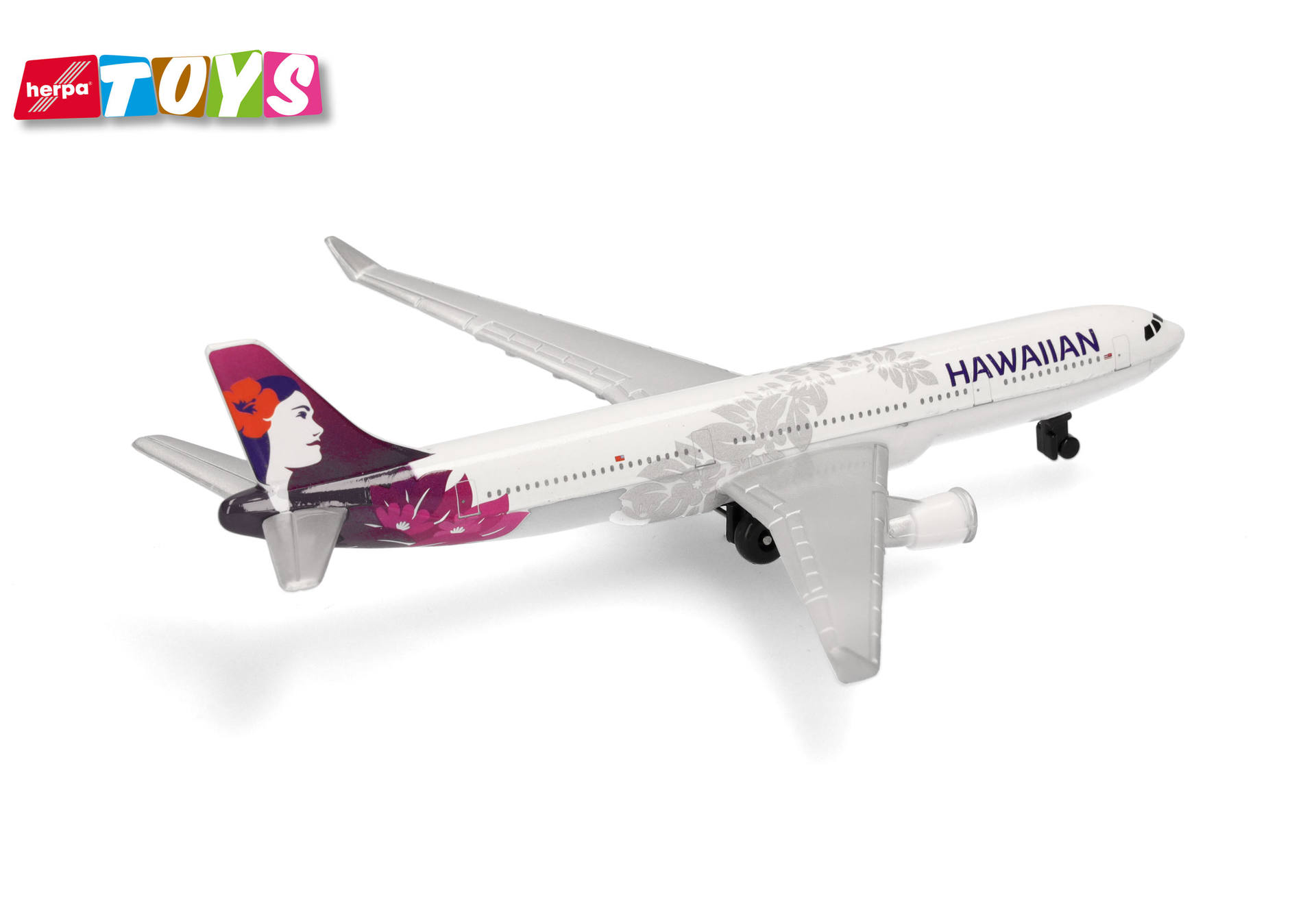 Herpa Toys: Hawaiian Airlines Airbus A330 Aviation Toy