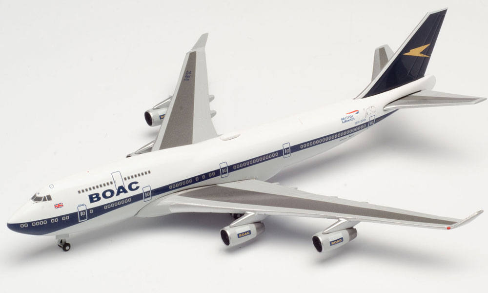 British Airways Boeing 747-400 - 100th anniversary BOAC Heritage Design