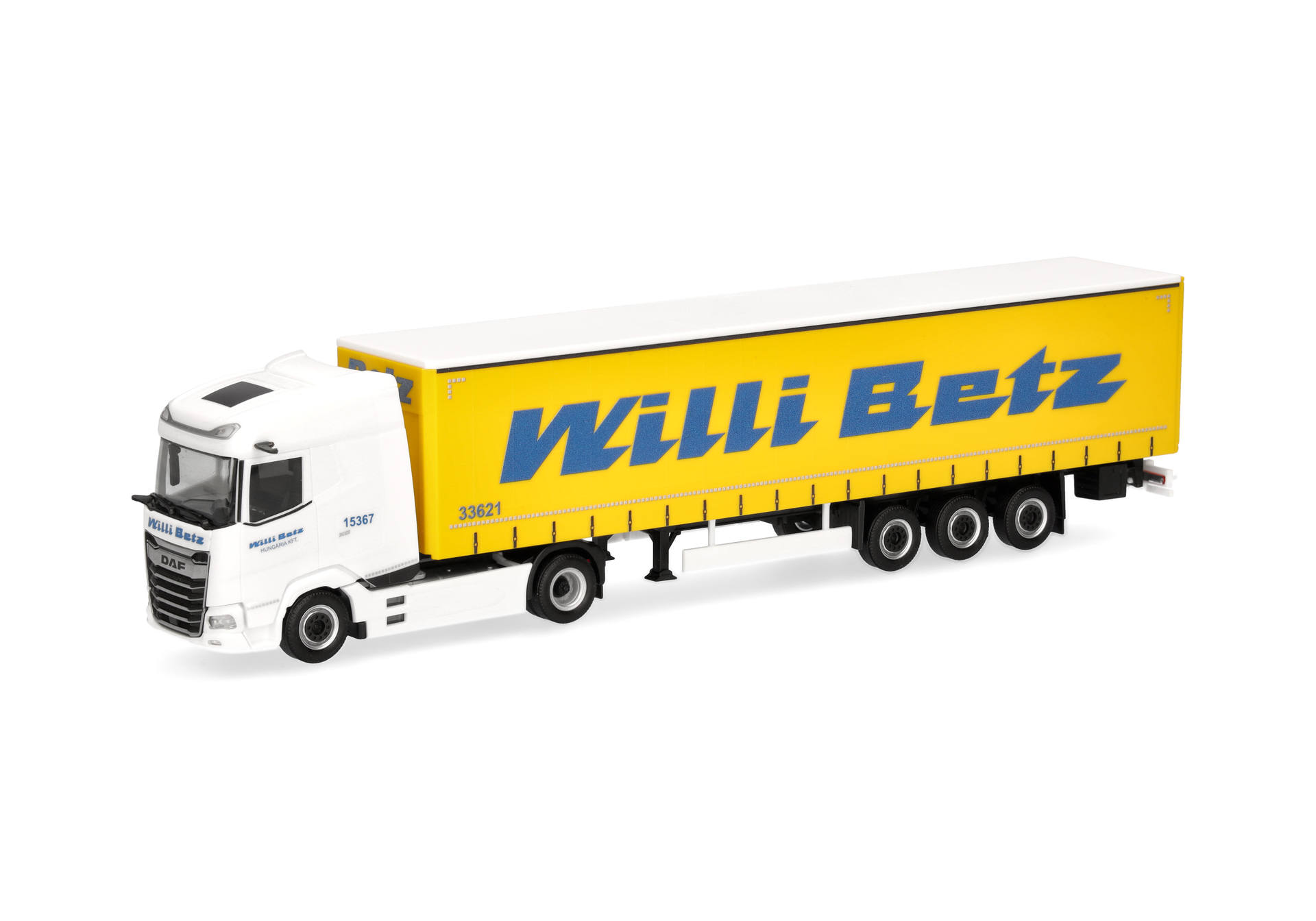 DAF XG facelift curtain canvas semitrailer "Willi Betz" (Baden-Württemberg/Reutlingen)
