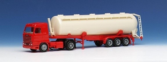 Scania 143 m streamline Kippsilo-saddle train 2A/3A