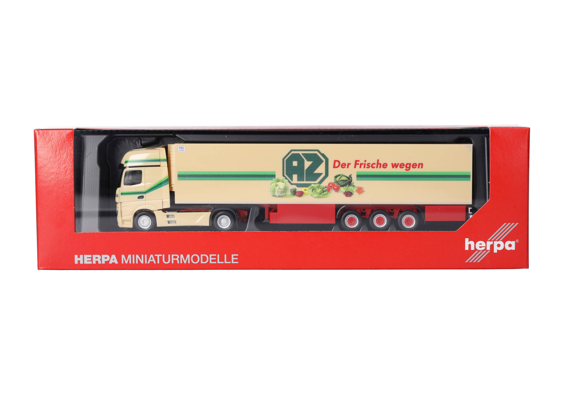 Mercedes-Benz Actros L 18 Gigaspace refrigerated semitrailer truck "AZ Kempen"