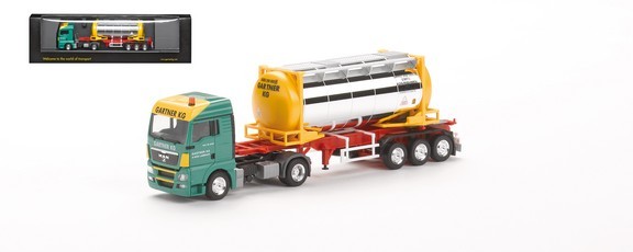 MAN TGX 18.440 XLX Tank Container Sattel train special box