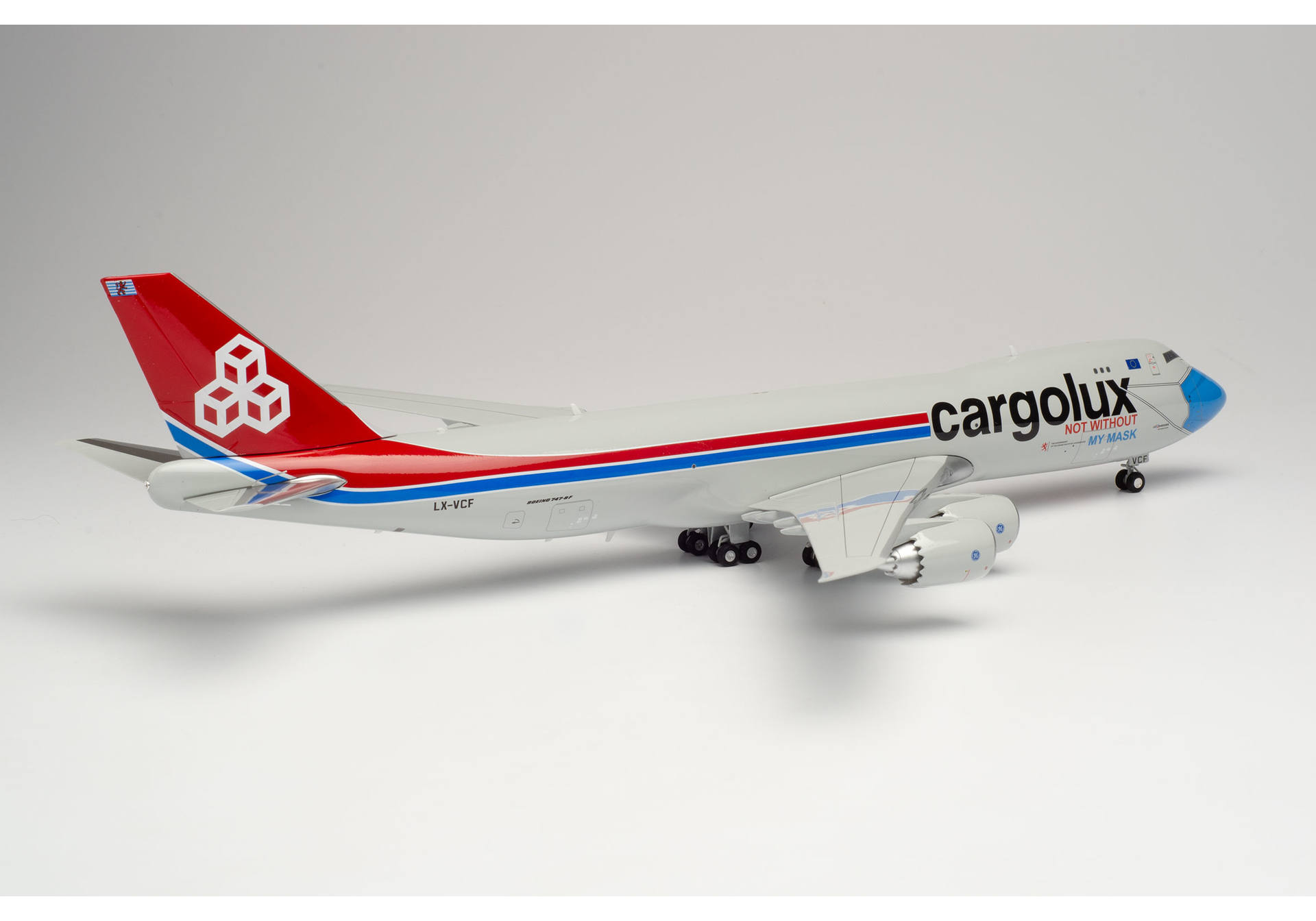 Cargolux Boeing 747-8F “Not Without My Mask” – LX-VCF