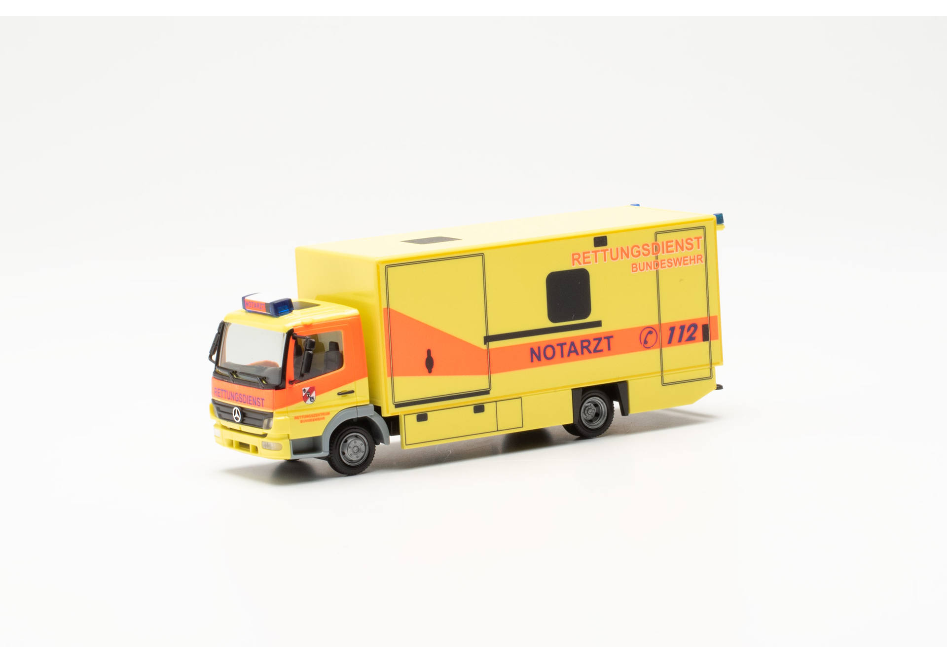 Mercedes-Benz Atego 04 box truck "Rettungsdienst Bundeswehr Notarzt"