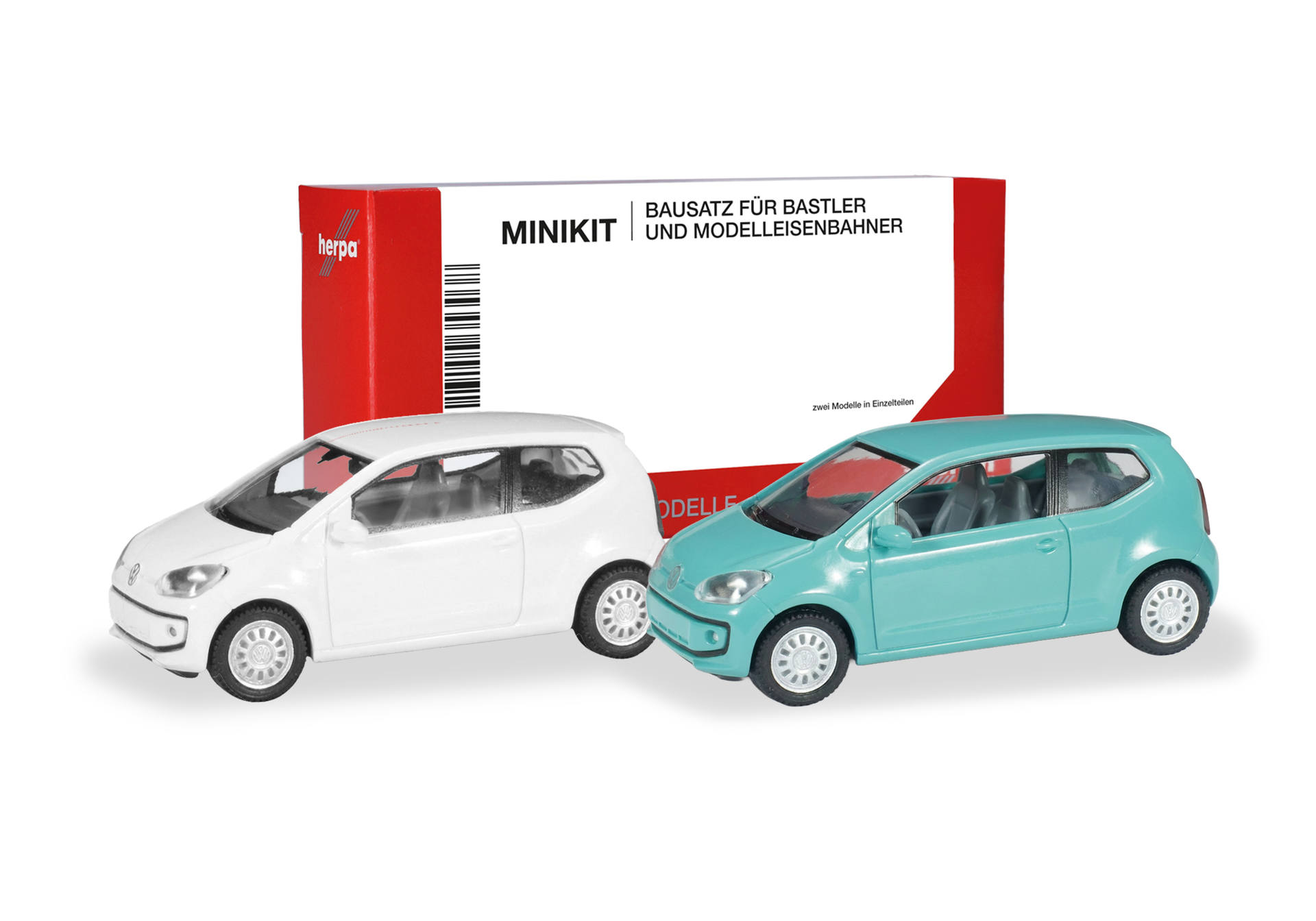 modelauto, Miniaturauto, Modellbauset, zwei Modelle, Verpackungskarton