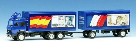 Iveco turbostar case trailer train 3A/2A
