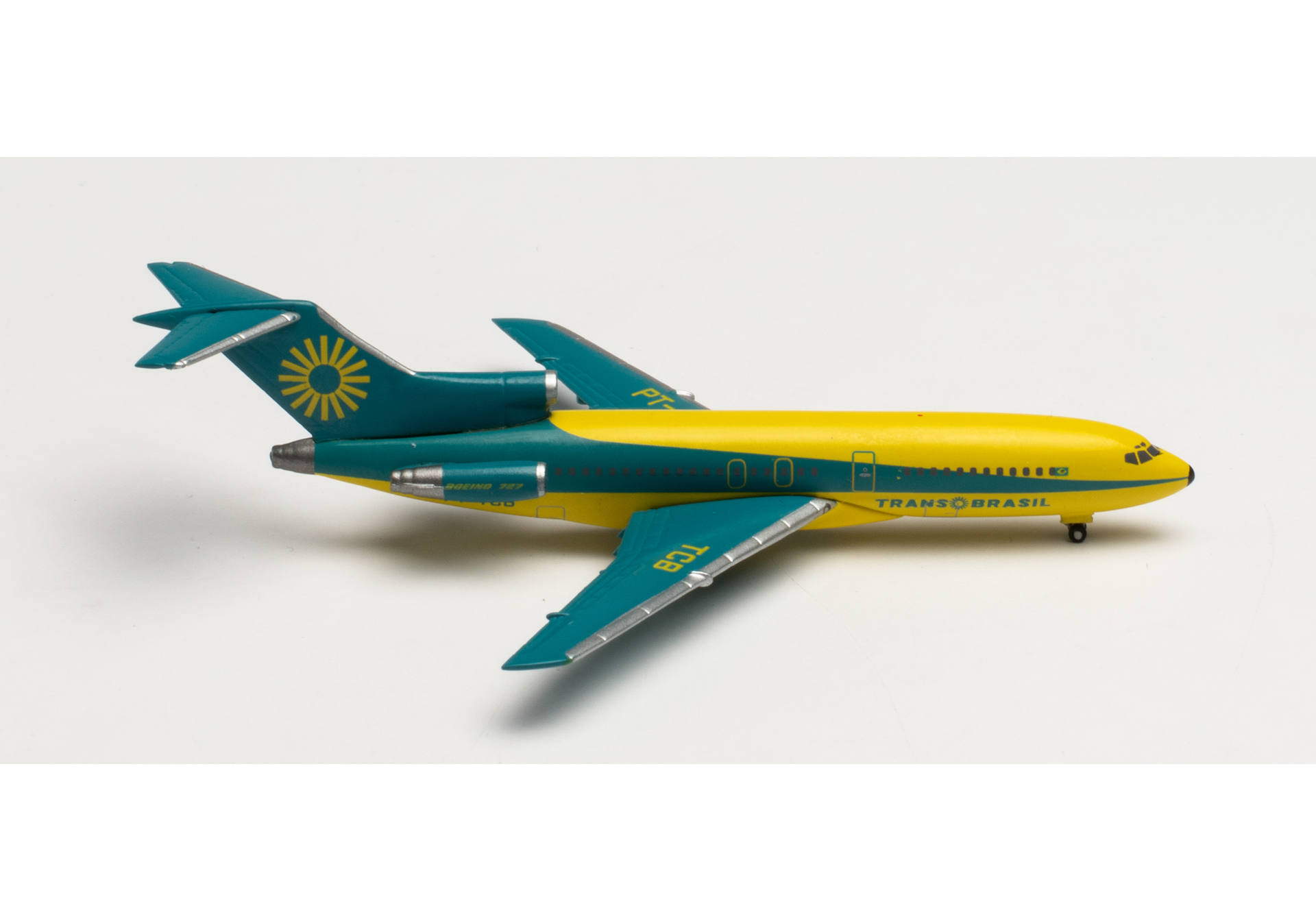 TransBrasil Boeing 727-100 "Energia Colorida" / "Colorful Energy" livery - Energia Petrolífera - PT-TCB