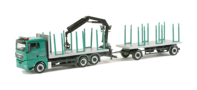MAN TGX XLX stake trailer "MAN"