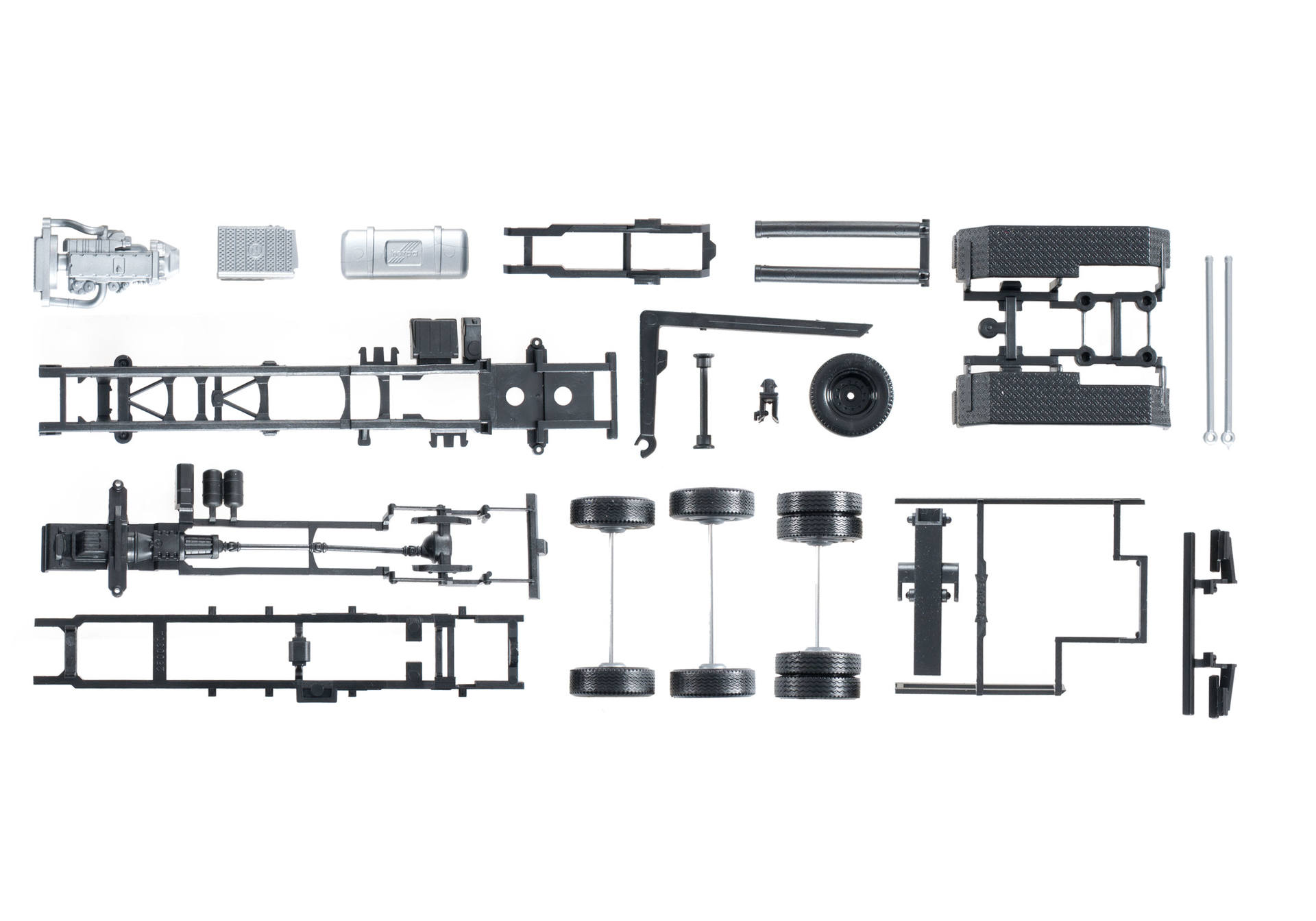 chassis for tractor Mercedes-Benz Actros with roll-off kinematicsContent: 2 pcs.