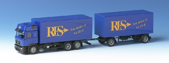 MAN F2000 case trailer train 3A/2A