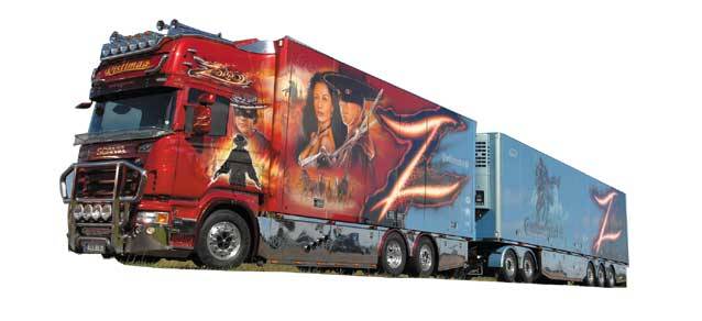 Scania R box semitrailer "Ristimaa"