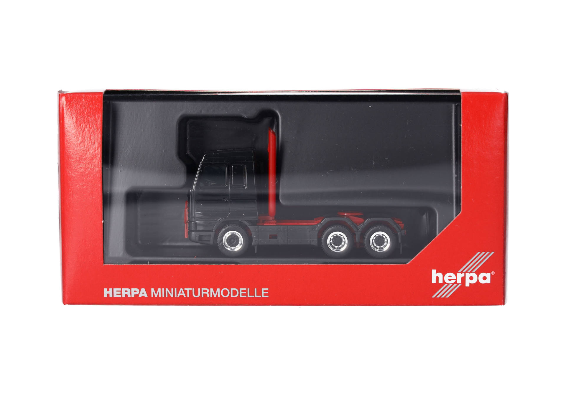 Scania 143 Streamline Zugmaschine 3achs (6x4), schwarz