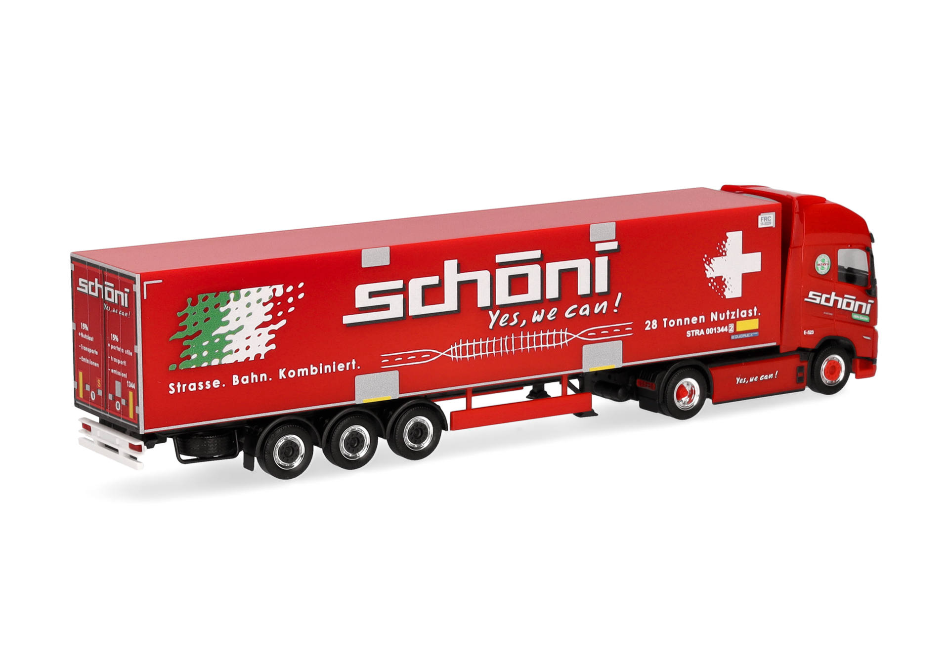 Volvo FH GL XL 2020 Electric Kühlkoffer-Sattelzug "Schöni" (Schweiz)