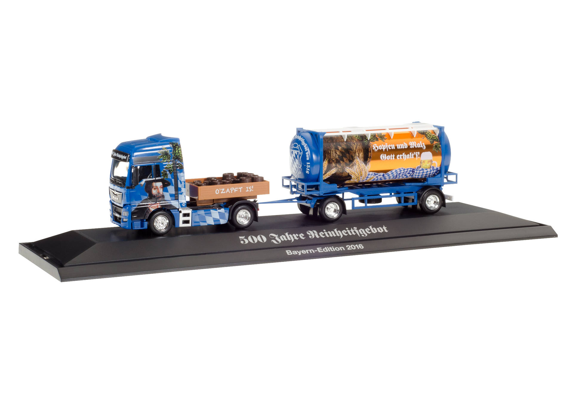 MAN TGX XXL Euro 6 Tankcontainer-Hängerzug "Bayern - LKW 2016"