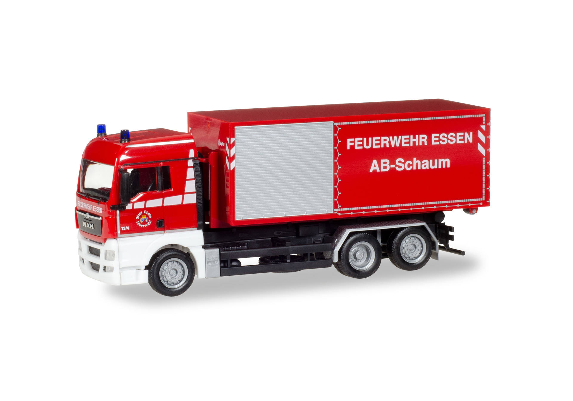 MAN TGX XLX roll-off container truck "Feuerwehr Essen"