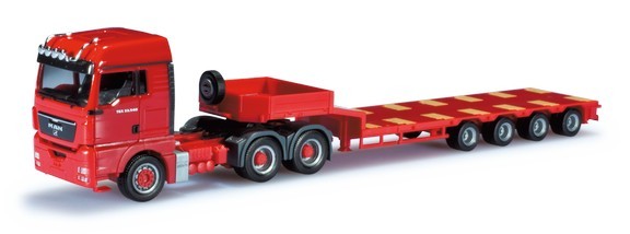 Man TGX XLX Semitiblade saddle train
