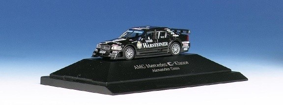 Mercedes-Benz AMG C 180 advertising print: Warsteiner Start number 4
