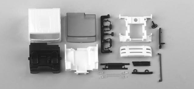 Steyr ST-A XL driver's cabin without side skirting (incl. rear-view mirror)Content: 2 pcs.