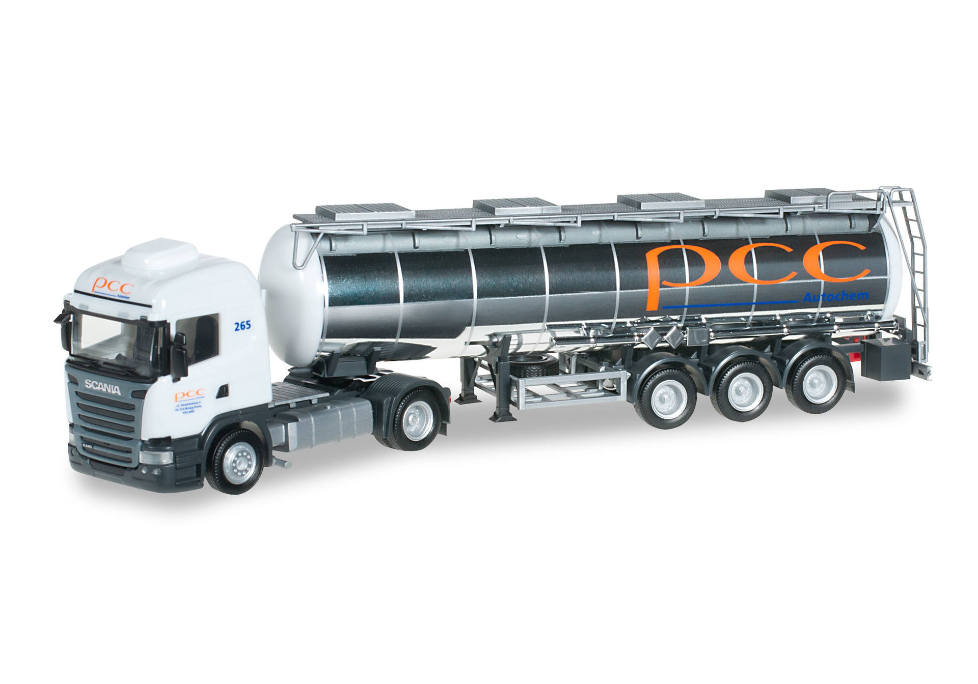 Scania R 2013 HL chemical tank semitrailer "PCC"