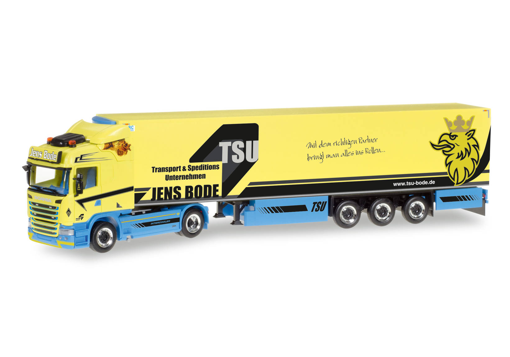 Scania R HL refrigerated box trailer "Jens Bode"