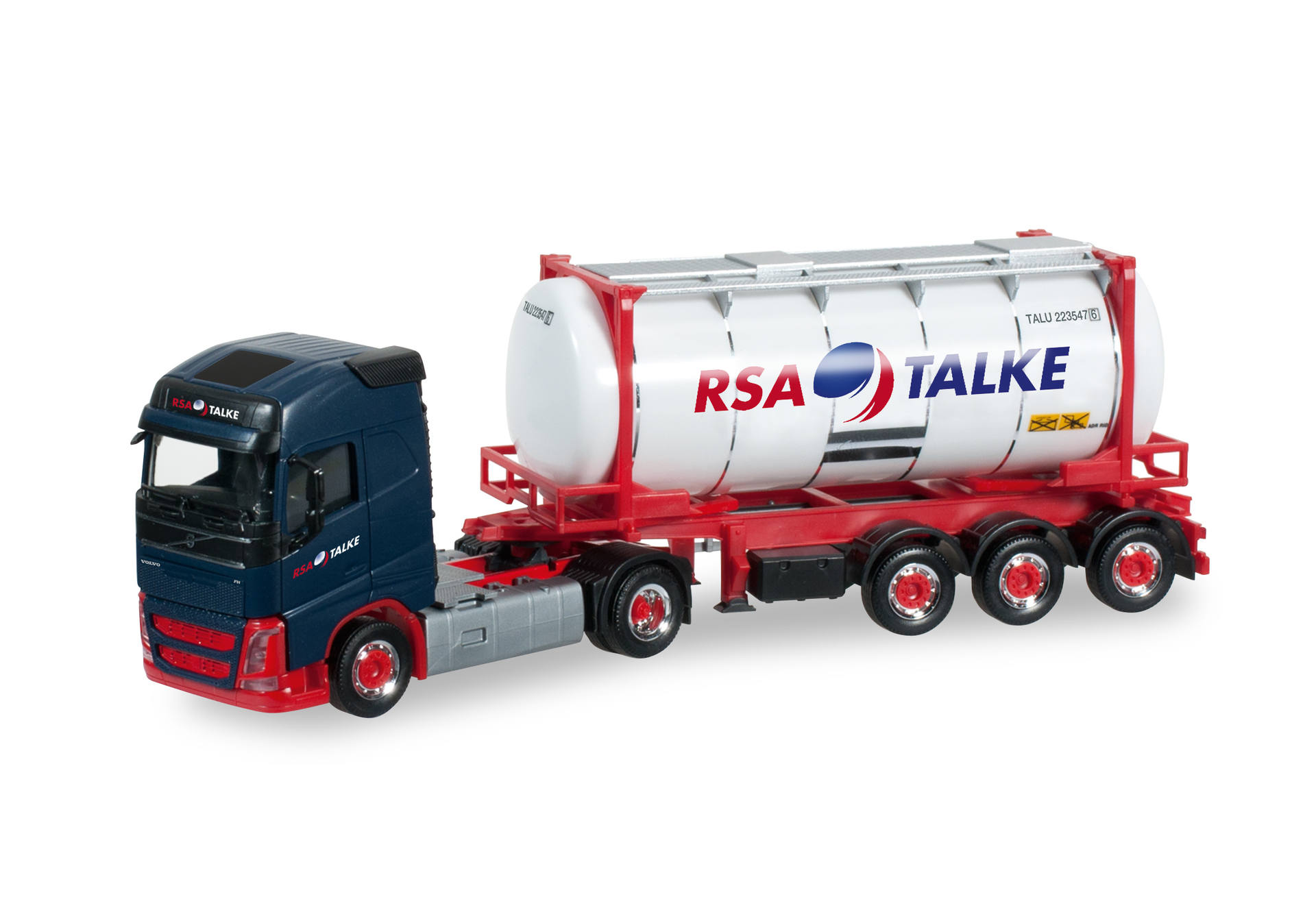 Volvo FH Gl. swapcontainer semitrailer „RSA Talke“