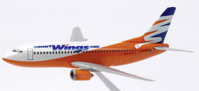 SmartWings Boeing 737-500. This item comes / came in Wooster branded packaging.
