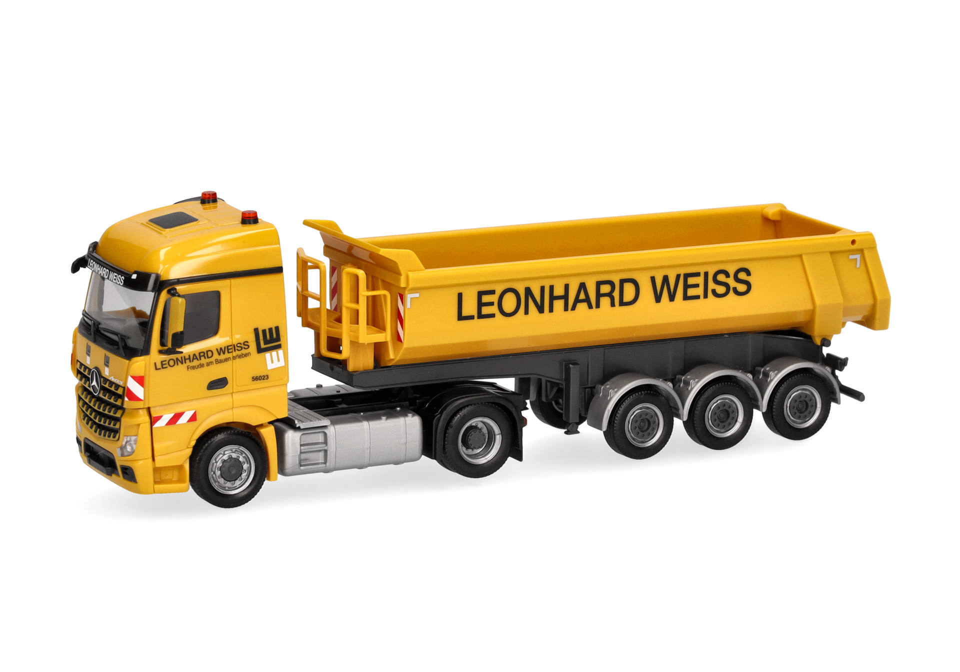 Mercedes-Benz Arocs Streamspace Kipp-Sattelzug "Leonhard Weiss"