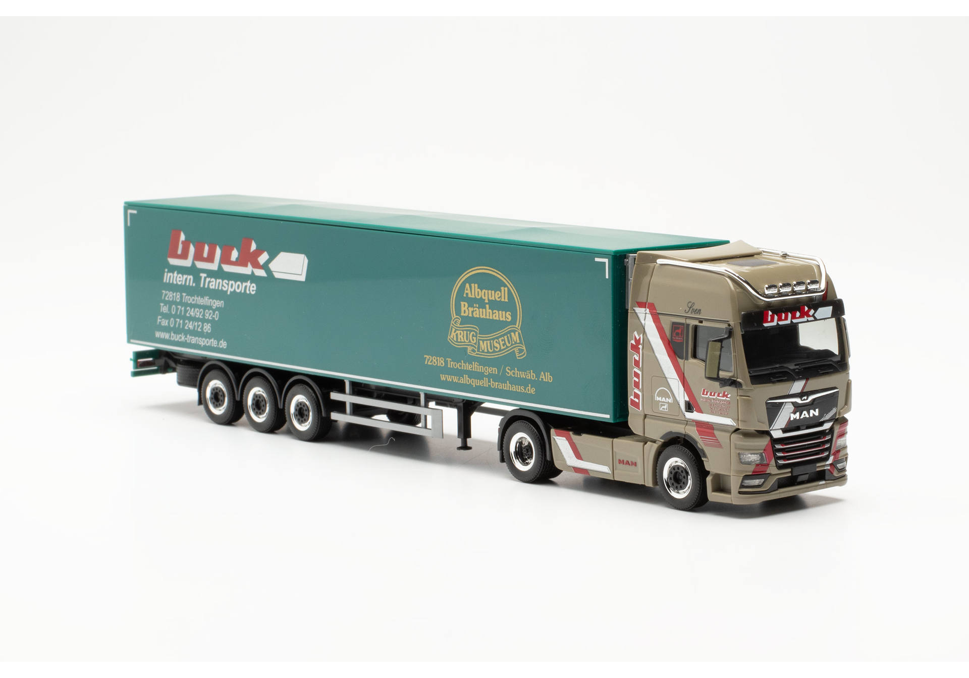 MAN TGX GX Schubboden-Sattelzug "Buck" (Baden-Württemberg/Trochtelfingen)