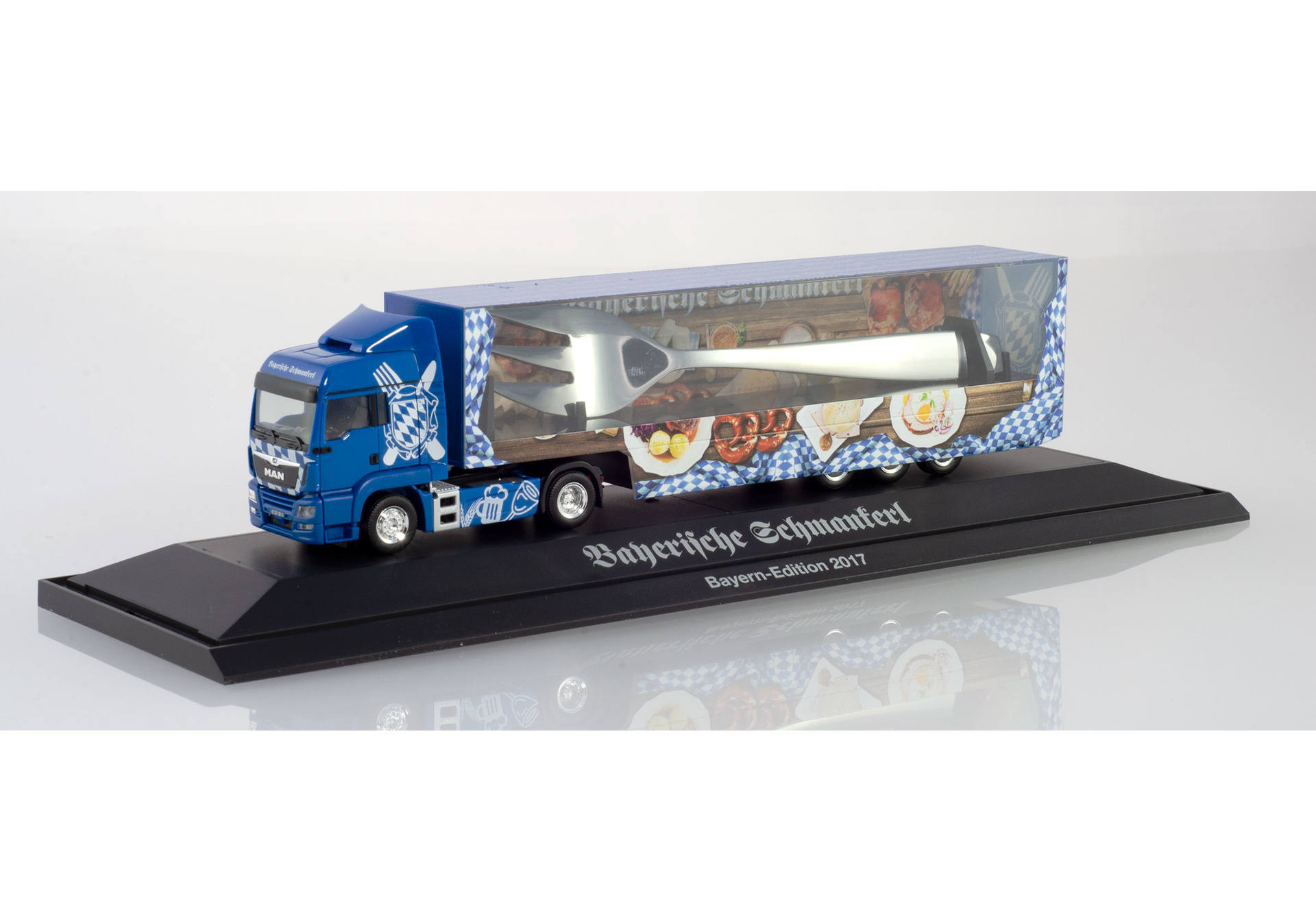 MAN TGS LX E6 Koffer-Sattelzug „Bayern 2017“ (Sondermodel Bayern)