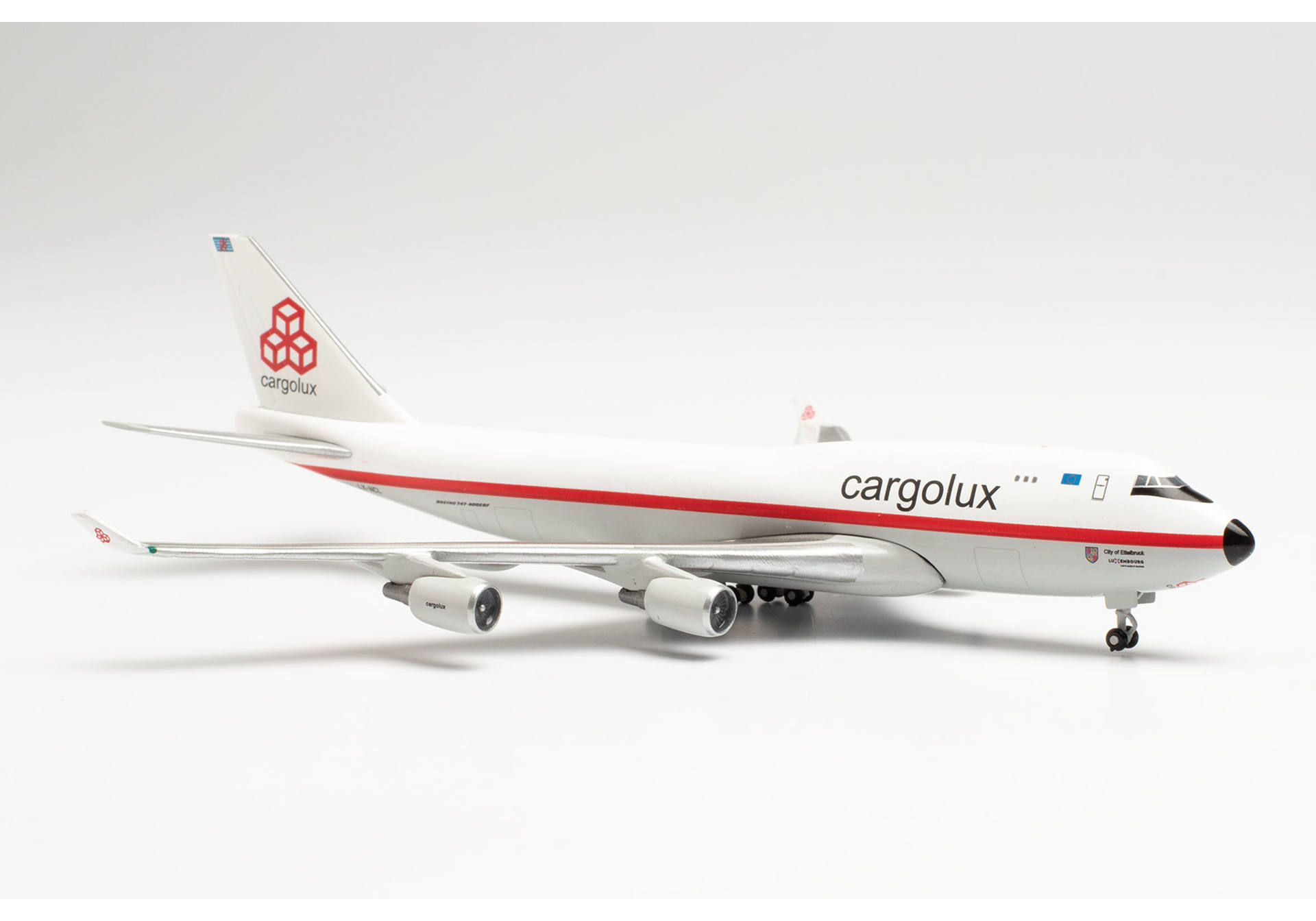 Cargolux Boeing 747-400ERF - 50th Anniversary Retro colors – LX-NCL „City of Ettelbruck“