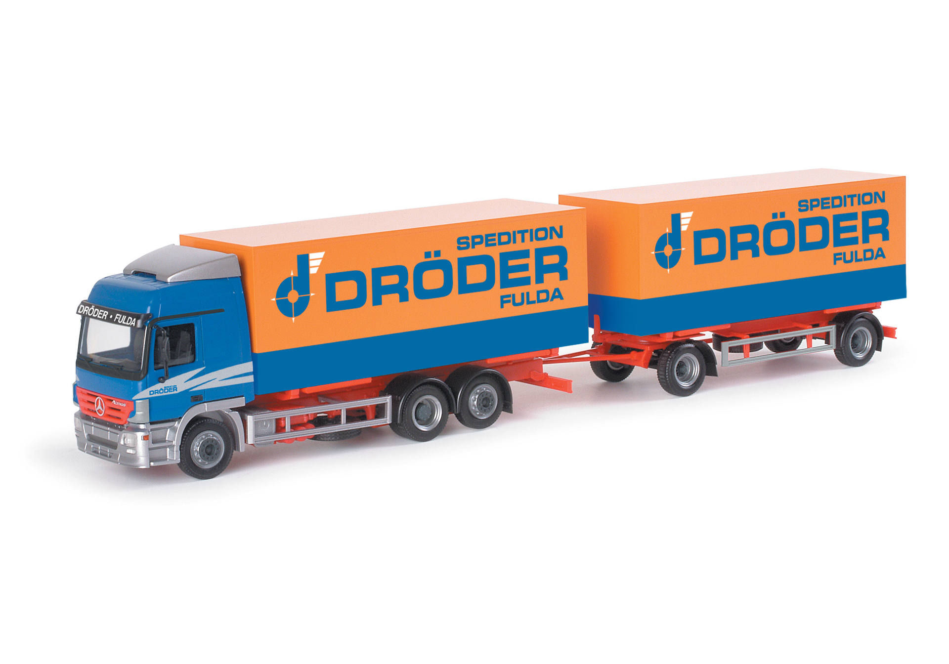 Mercedes-Benz Actros L Wechselkoffer-Hängerzug "Dröder"