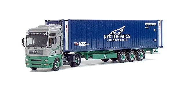 MAN TGA XXL highcube container semitrailer "NYK"