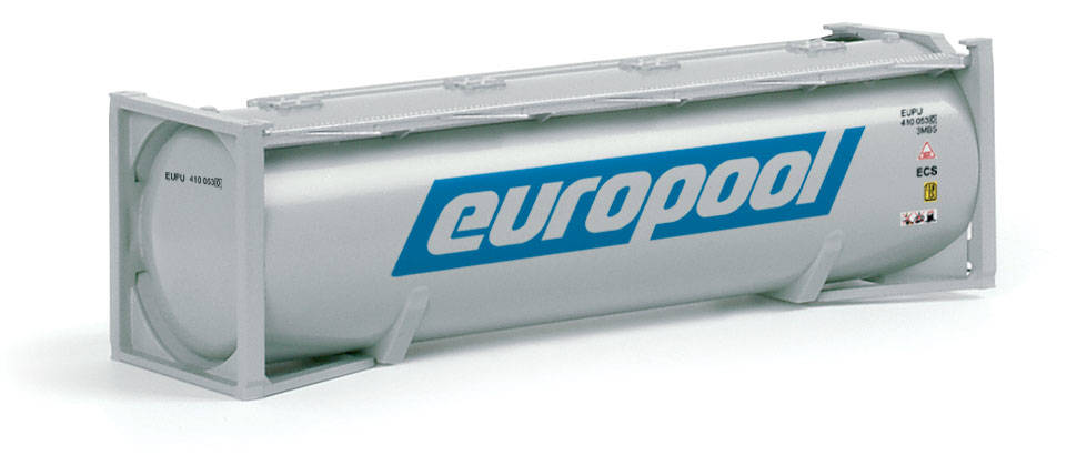 30ft. silo container "Europool" (for model trains)
