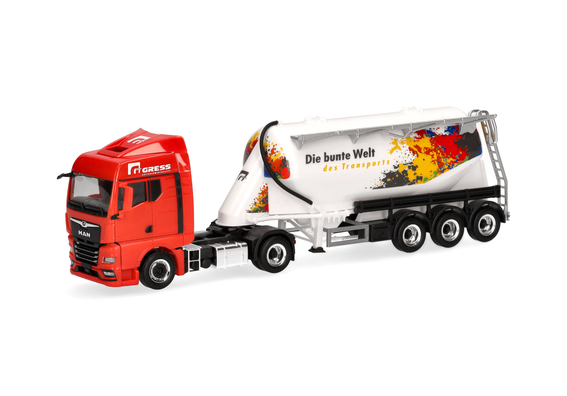 MAN TGX GM bulk silo semitrailer "Gress Spedition"