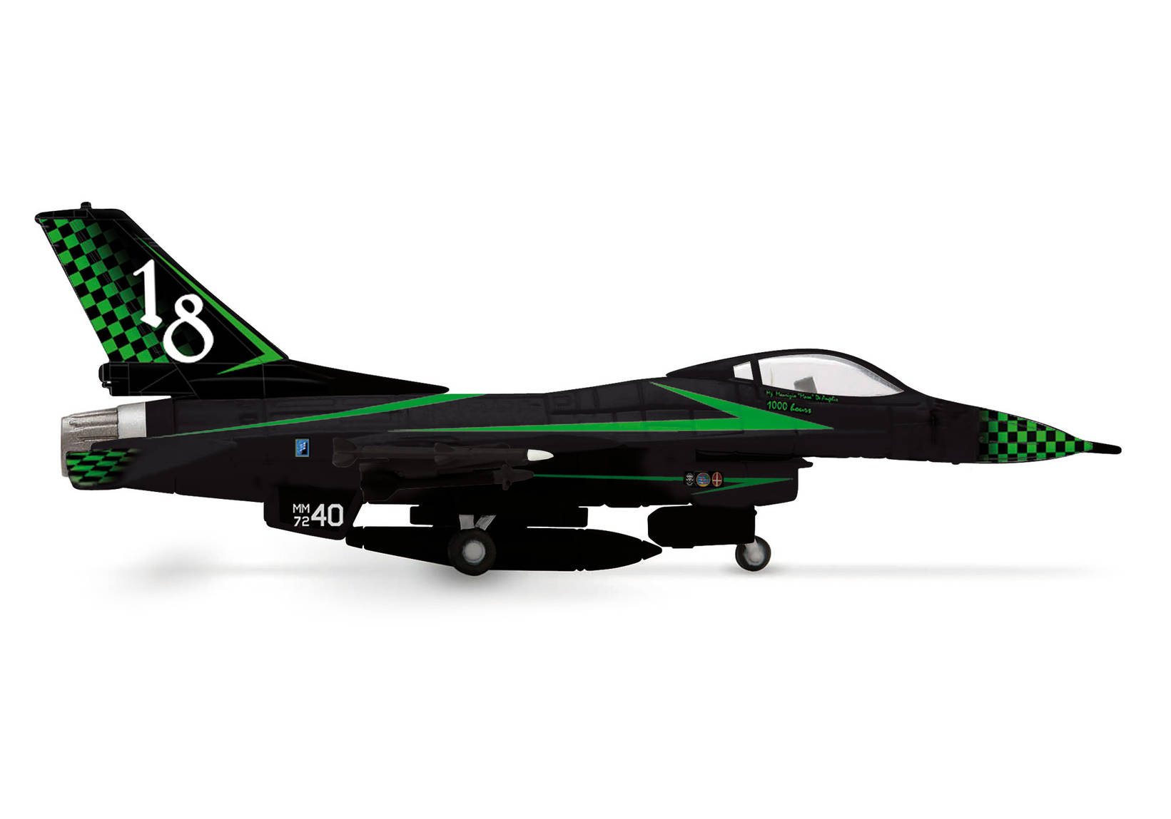Italian Air Force (AMI) Lockheed Martin F-16A Fighting Falcon 37 Stormo "Green Lightning"