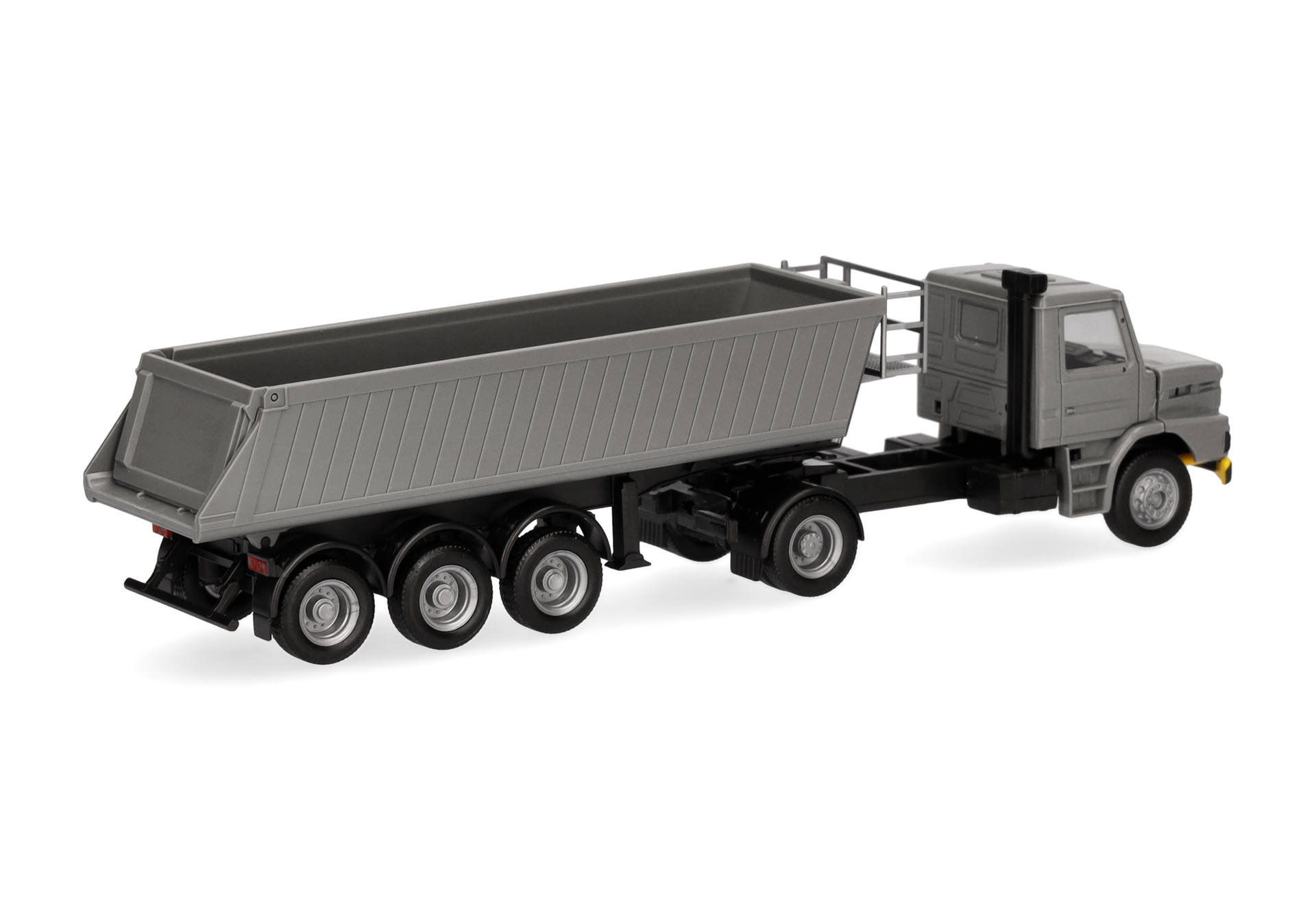 Scania Hauber Kipp-Sattelzug, grau/gelb