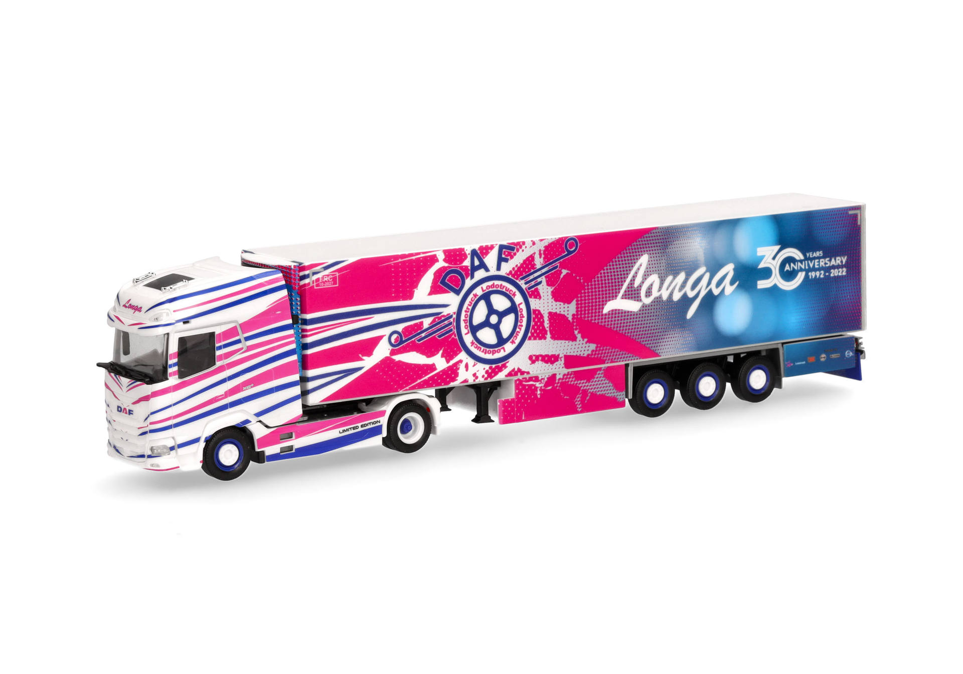DAF XG+ Kühlkoffer-Sattelzug "Longa" (Italien/Luzzana)