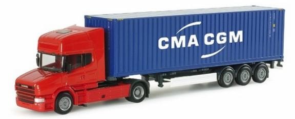 Scania Hauber '04 TL Container saddle train 2a/3a