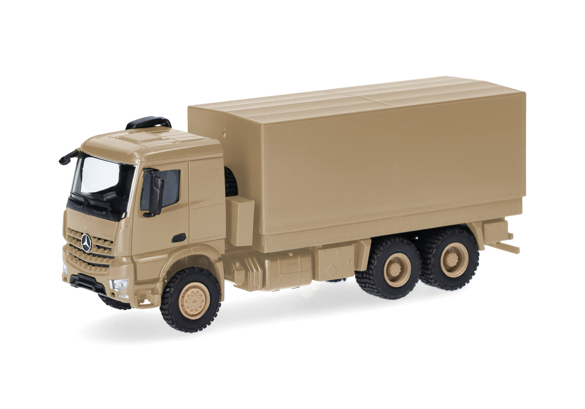 Mercedes-Benz Arocs 6x6 Pritsche/Plane, sandbeige undekoriert