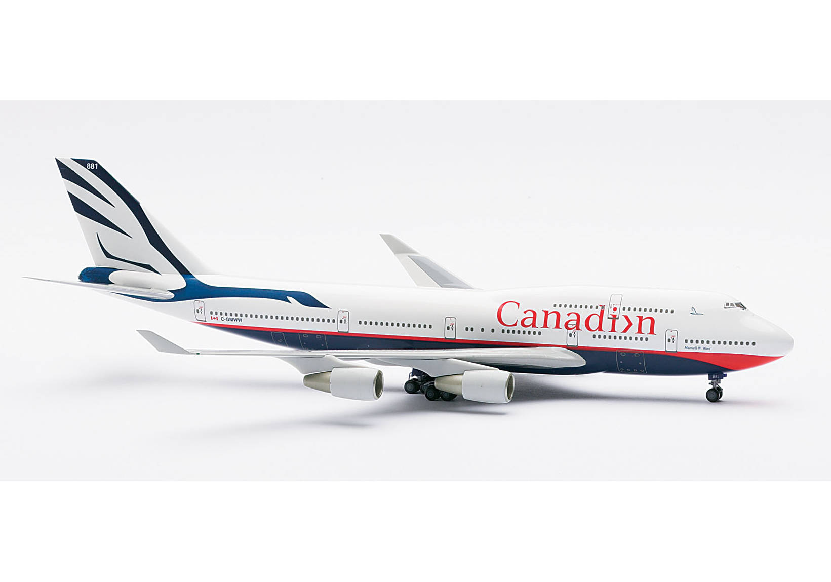 Canadian Airlines Boeing 747-400 "Maxwell W. Ward"