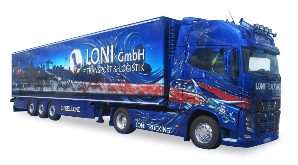 Volvo FH GL XL refrigerated semitrailer "Loni Trucks"