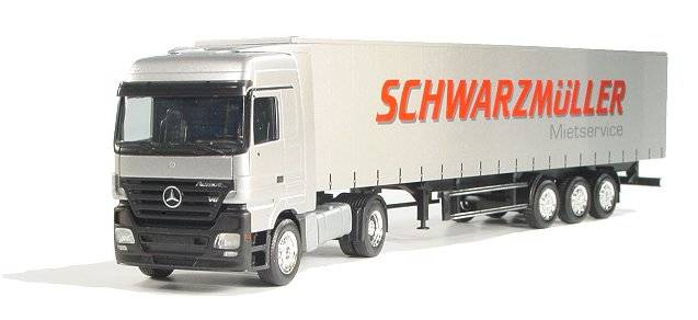Mercedes-Benz Actros LH curtain canvas semitrailer "Schwarzmueller"