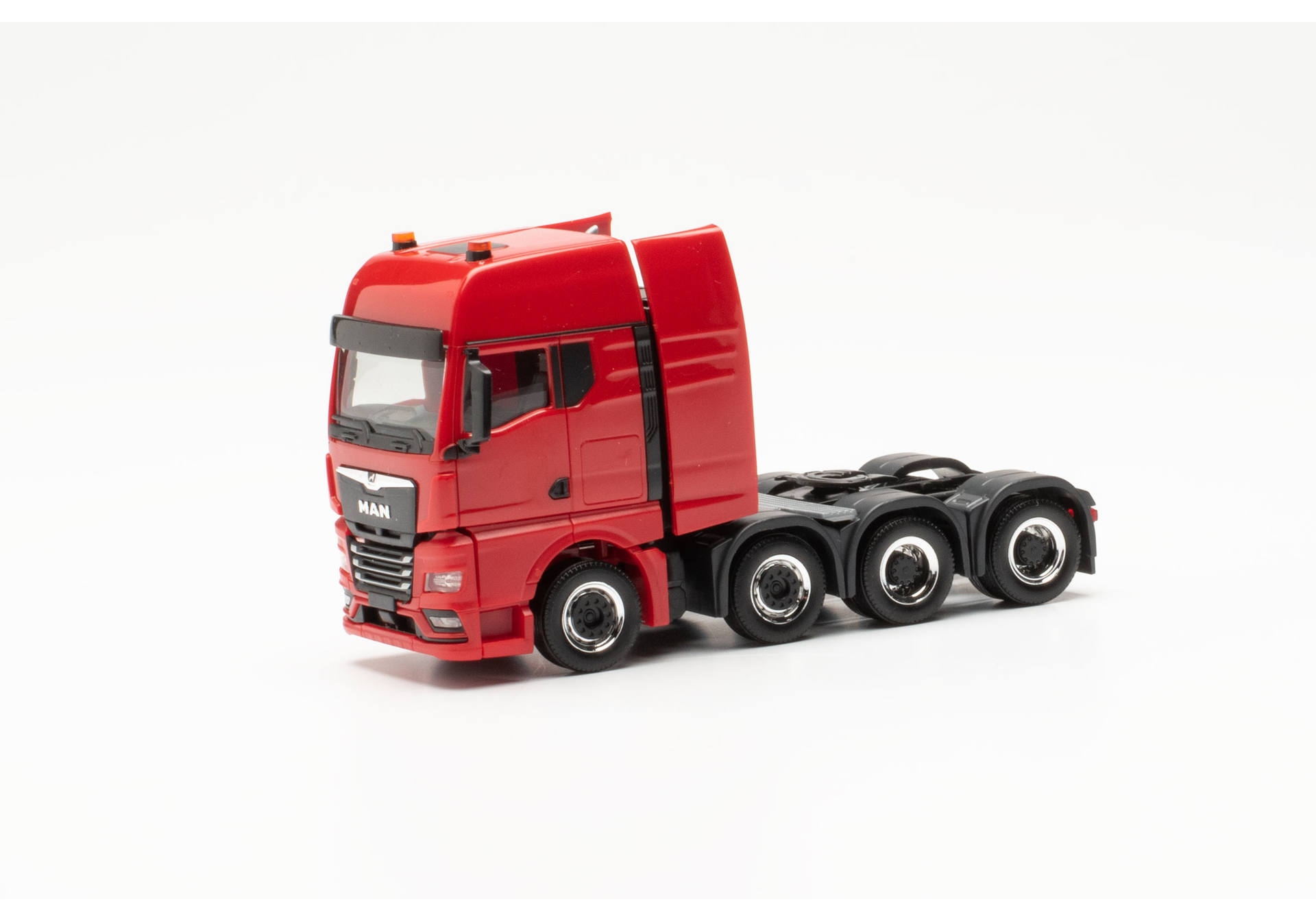 MAN TGX GX Schwerlastrigid tractor 4axles, red