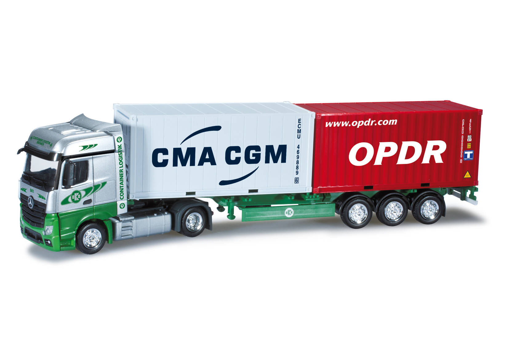 Mercedes-Benz Actros Bigspace Container-Sattelzug "EKB"