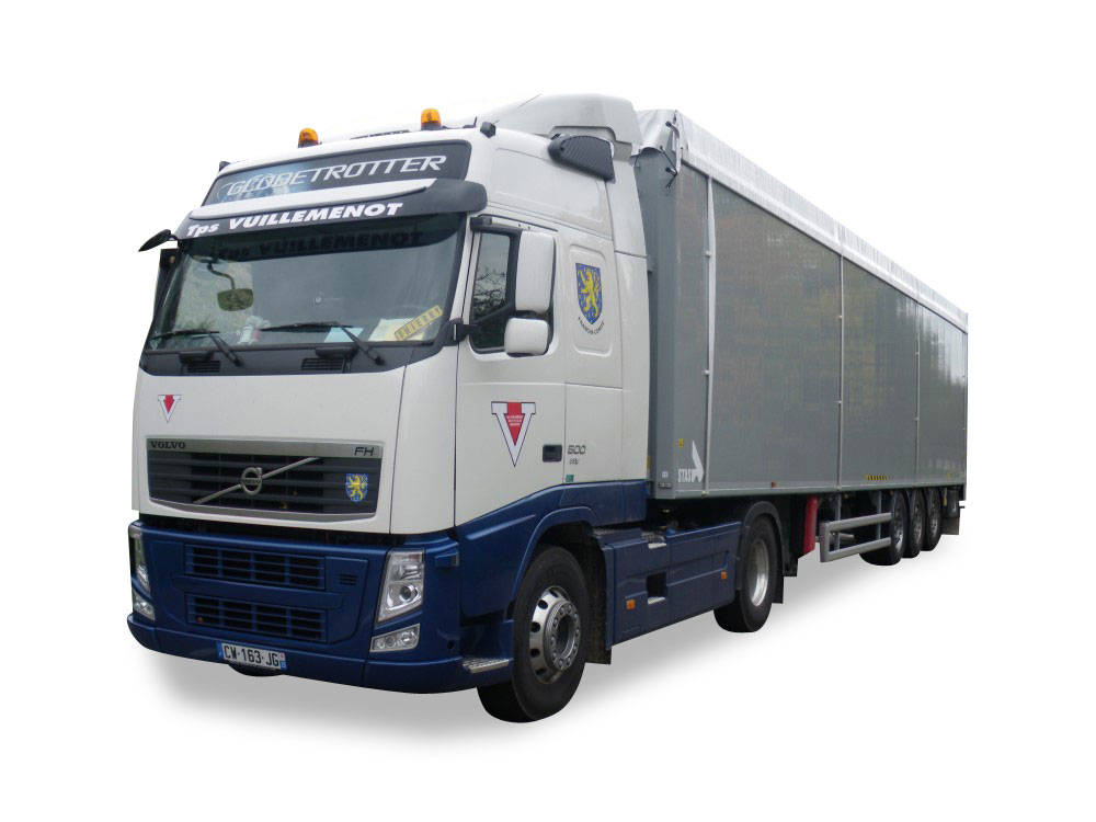 Volvo FH GL walking floor semitrailer "Wuillemenot"