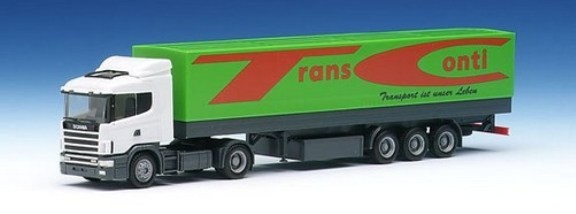 Scania 124 hl platform plane saddle train 2a/3a