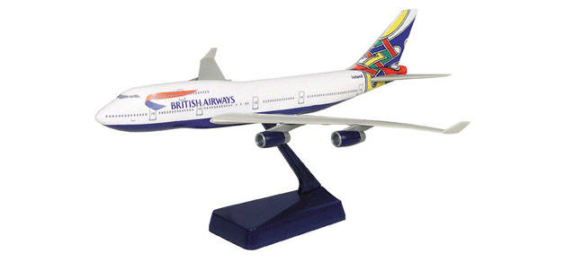 British Airways Boeing 747-400 "Celtic". This item comes / came in Wooster branded packaging.
